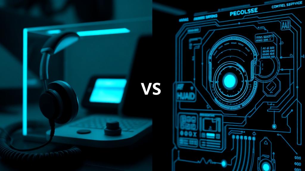 HVAC answering service vs AI receptionist comparison